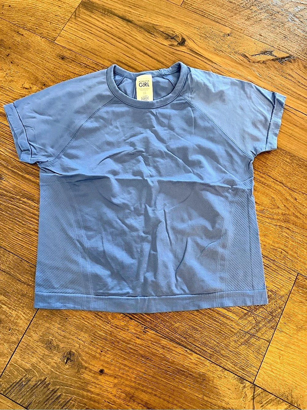 Athleta Girl Girls Blue Athletic Tee Size Large